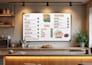 do menu design, digital menu, digital screen or menu board